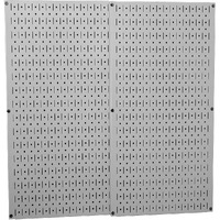 Wall Control 30-P-3232G Gray Metal Pegboard Pack