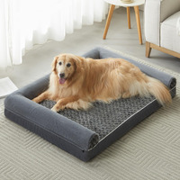 Bfpethome Washable Dog Beds For Extra Large Dogs, Orthopedic Dog Bed Extra Large, Big Dog Couch Bed With Removable Washable Cover, Waterproof Lining And Nonskid Bottom, Egg-Crate Foam Pet Sofa Bed