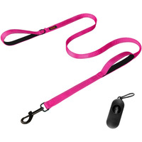 Dog Leash, Heavy Duty Dog Leash, Leashes For Large Breed Dogs 5Ft 6Ft, Double Handle Dog Leash, Reflective Training Lead, Perfect For Medium To Large Dogs