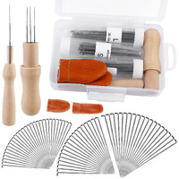 Mayboos 74 Pcs Needles Wool Felting Needles Tools Needle Felting Supplies Felting Tools Needle Felting Tool With 3 Sizes Felting Needles For Beginner Professional