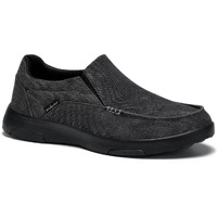 Orthocomfoot Comfortable Casual Shoes For Mens, Diabetic Supportive Loafer Shoes, Soft Plantar Fasciitis Arch Support Deck Shoes Black Size 9