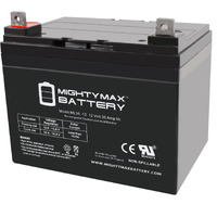 Mighty Max Battery Ml35-12 - 12 Volt 35 Ah Sla Battery Brand Product, Black