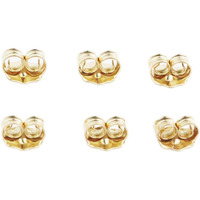 Orgrimmar 14K Gold Earring Back Yellow Ear Locking Earring Backs Replacements (3 Pairs)