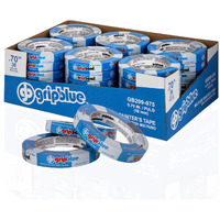 Gripblue Blue Painters Tape 3/4 Inch Wide, Masking Tape Blue .71In X 60Yds, 36 Rolls Of Blue Paint Tape.75 Inch Painters Tape For Sharp Lines, Blue Tape Is Surface-Safe & Residue-Free