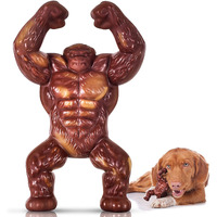 Petsta Indestructible Dog Toys For Aggressive Chewers, Extreme Tough Toys For Large Dogs, Real Beef Flavored, Dog Bone For Medium/Large Dogs Breed, Gifts For Dogs
