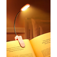 Monotremp Book Lights For Reading At Night In Bed, 80 Hours Runtime Led Book Light Rechargeable, 3 Brightness Levels  3 Color Temperatures, 1.3 Oz Lightweight Reading Lights For Books In Bed