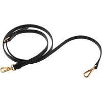 Purse Strap Purse Straps Replacement Crossbody Replacement Straps For Handbags Gold Hardware Genuine Leather(Black)