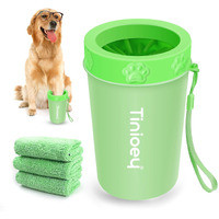 Dog Paw Cleaner For Medium Dogs (With 3 Absorbent Towels), Dog Paw Washer, Paw Buddy Muddy Paw Cleaner, Pet Foot Cleaner