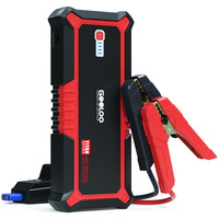 Gooloo Upgraded Gp3000 Jump Starter 3000A Peak Car Starter (Up To 9L Gas Or 7L Diesel Engine) 12V Jump Box Auto Lithium Battery Booster Supersafe Portable Power Pack With Usb Quick Charge, Type-C Port