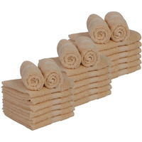 Casa Lino 24 Pack Wash Cloths Set, (12"" X12) 100% Cotton Wash Cloths, 500 Gsm Wash Cloths For Your Face And Body, Highly Absorbent & Fingertip Soft Wash Cloths For Your Face And Body, Linen
