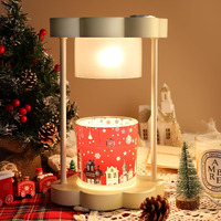 Makytwow Candle Warmer Lamp With Dimmer, 2H/4H/8H Timer, Compatible With Yankee Candle Large Jar Candle, Home Decor Gift For Her, Birthday Gift For Mom, Home Scented Jar Candles Heater,Creamy White