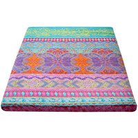Maxyoyo Mattress Cover For Traditional Japanese Futon Mattress, Futon Floor Mattress Cover With Zipper, Super Soft And Machine Washable, Bohemian, Twin