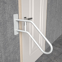 28.7?Safety Grab Bars For Stairs, Handrail For Outdoor Steps, U-Shaped Railings For 1-3 Steps, Stainless Steel Garage Railing For Garden,Yard Garage Interior Or Exterior Stairway