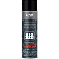 Seymour 20-1615 Big Rig Professional Coatings Spray Paint, Gloss Frame Black