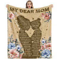 Gifts For Mom From Daughter, Mothers Day Birthday Gifts For Mom, Mom Gifts, Mom Blanket From Daughter, Mom Birthday Gifts, Presents For Mom, Soft Cozy Flannel Throw Blanket 60X50 Inches
