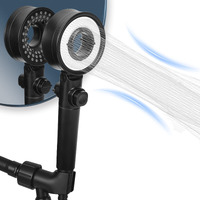 Luxsego Filtered Shower Head With Handheld Spray For Skin And Hair Care, High Pressure Shower Heads With Filters For Hard Water, Hydro Jet Showerhead Set Includes Hose, Bracket And Mineral Beads