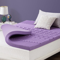 Mattress Topper Queen - 2 Inch 5-Zone Gel Infused Memory Foam Mattress Topper Queen Size, Certipur-Us Certified