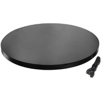 Fotoconic Black Electric Motorized Rotating Turntable Display Stand, 24 Inch / 60Cm Diameter, 180 Lb Centric Loading For Shop Display
