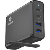 4-Port Usb Charger, Egoway 90W Wall Charger, 60W & 18W Dual Usb C Wall Charger And Dual Usb A Ports 12W, Multi Usb C Charger For Macbook, Phone And More.