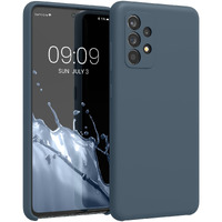 Kwmobile Case Compatible With Samsung Galaxy A52 / A52 5G / A52S 5G Case - Tpu Silicone Phone Cover With Soft Finish - Dark Slate
