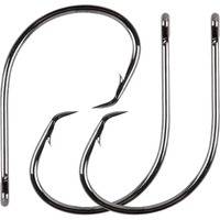Fishing Hooks Circle Hook Fishhooks - 80Pcs High Carbon Steel Hook In-Line Extra-Sharp Freshwater Saltwater 3/0