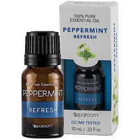 Sparoom Aromatherapy 100% Pure Undiluted Essential Oil, Refresh Peppermint, 10 Ml