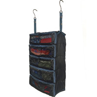 Pack Gear Suitcase Organizer | Pack More In Your Large Or Carry On Luggage | Unpack Instantly With These Compression Packing Cubes For Suitcases | Hanging Shelf Organizer For Closet (Black) (Large)