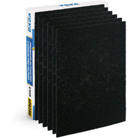 Veva Air Purifier Filter Replacements - 6 Pack Precut & Compatible W/ Honeywell Hpa200 Purifiers - Premium Activated Carbon Pre-Filters