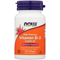 Now Foods - Vitamin D-3 2000Iu - 1 Each-120 Sgel(D0102H5N23P)