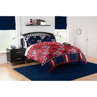 Washington Official Mlb Full Bed In Bag Set(D0102H941Wg)