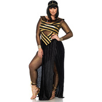 3Pc.Nile Queen,Catsuit,Cut Out