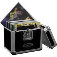 Krom Series Stackable Lp Case In Black: Holds Approximately 70 Records