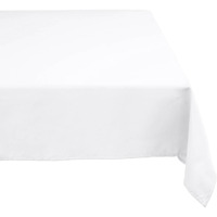 Dii White Polyester Tablecloth