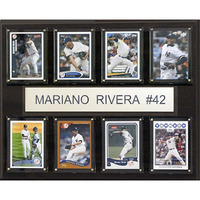 Mlb 12""X15"" Mariano Rivera New York Yankees 8-Card Plaque
