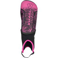 Vizari Cali Soccer Shinguard With Ankle Protection For Boys And Girls (Pink/Black, Medium)
