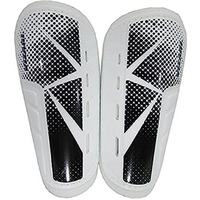 Vizari 'Vector' Slip-In Soccer Shinguards (White, Size L)