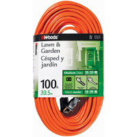 Extensn Cord16/2 100'Org (Pack Of 1)