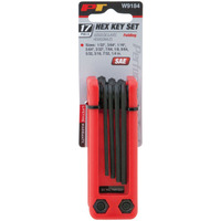 Hex Key Set Sae 17P Fold (Pack Of 6)