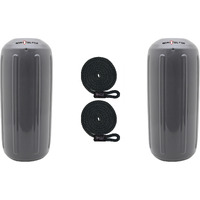 Extreme Max 3006.7489.2 Boattector Htm Inflatable Fender Value 2-Pack - 8.5"" X 20"", Gray