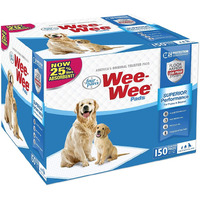 Four Paws Original Wee Wee Pads Floor Armor Leak-Proof System For All Dogs And Puppies