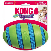 Kong Goomz Squeezz Football Squeaker Dog Toy