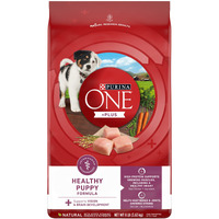 Purina One Plus Healthy Puppy Formula High Protein Natural Dry Puppy Food With Added Vitamins, Minerals And Nutrients - 8 Lb. Bag