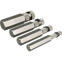 Abn Internal Pipe Removal Tool Pipe Nipple Extractor Set, General Internal Pipe Wrench Set 4Pc - 1, 3/4, 1/2, 3/8 Inch