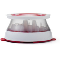 Chef'N Turntable Rotating Cake Stand Decorating Kit With 16 Decorating Tips, Coupler And Flower Nail