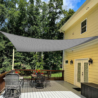 Tang Sun Shades Depot Sun Shade Sail 10' X 12' Light Grey Canopy Rectangle Shade Sail U*V Block For Patio Garden School Park Outdoor Facility And Activities