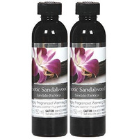 Hosley Set Of 2 Exotic Sandalwood Fragrance Warming Oils 5 Ounce Ideal Gift For Weddings Spa Reiki Meditation Bathroom Settings P1