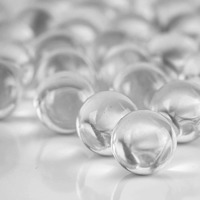 Cys Excel X-Large 1"" Clear Glass Marble Gemstone Vase Fillers (1 Lb)  Multiple Color Choices Glass Marble Beads  Decorative Mosaic Gem Pebbles  Aquarium Rocks Floral Supplies (Approx. 18-25 Pcs)