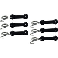 Kintle 532160793 Bagger Latch Straps With Hook (6 Sets Of) - Compatible With Mtd/Craftsman/Husqvarna/Oregon/Poulan Lawn Tractors, Replaces 532160793 160793 42-555 For 42"" & 46"" Decks