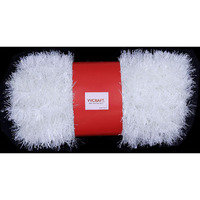 Yycraft 15 Yards (45 Feet) Commercial Length Thick Foil Tinsel Christmas Garland Classic Christmas Decorations, White