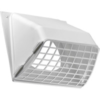 Lambro Industries 1471W Dryer Vent Hood With Removable Screen, 4 In, White - 531032